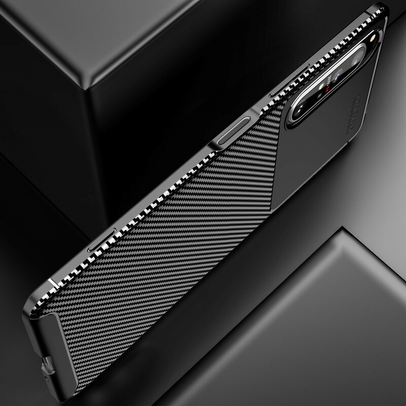 Funda flexible de fibra de carbono para el Sony Xperia 1 II
