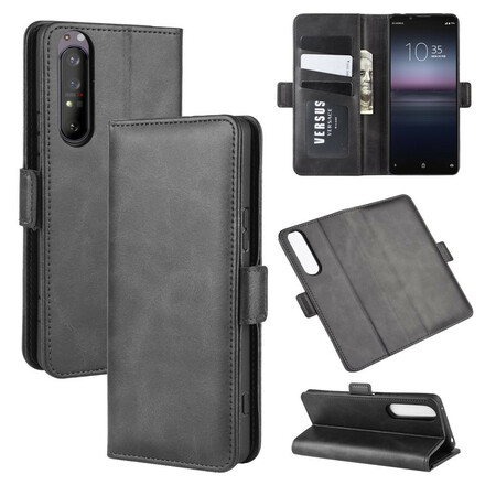 Funda Sony Xperia 1 II con doble solapa
