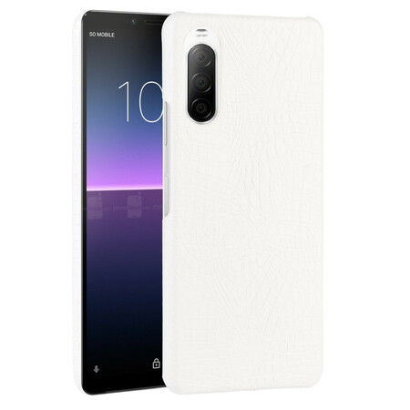 Funda de piel de cocodrilo para Sony Xperia 10 II
