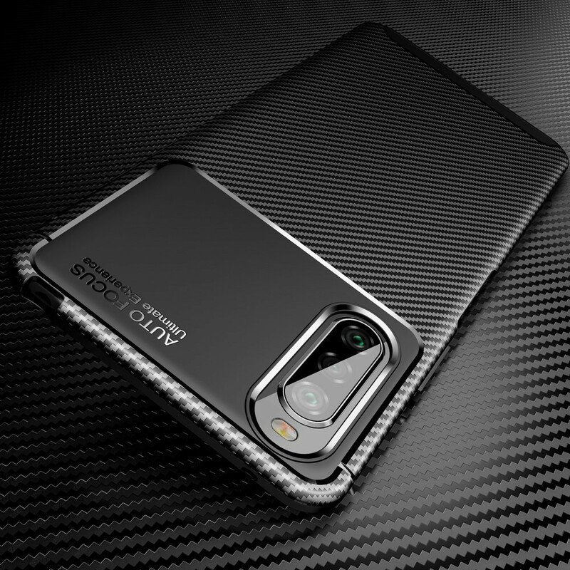 Funda flexible de fibra de carbono para el Sony Xperia 10 II