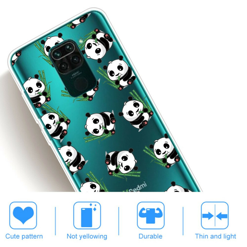 Funda Xiaomi Redmi Note 9 Small Pandas