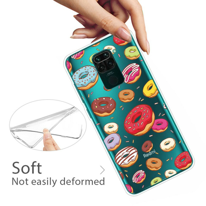 Funda Love Donuts para el Xiaomi Redmi Note 9