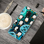 Xiaomi Redmi Note 9S / Redmi Note 9 Pro Funda Penguins