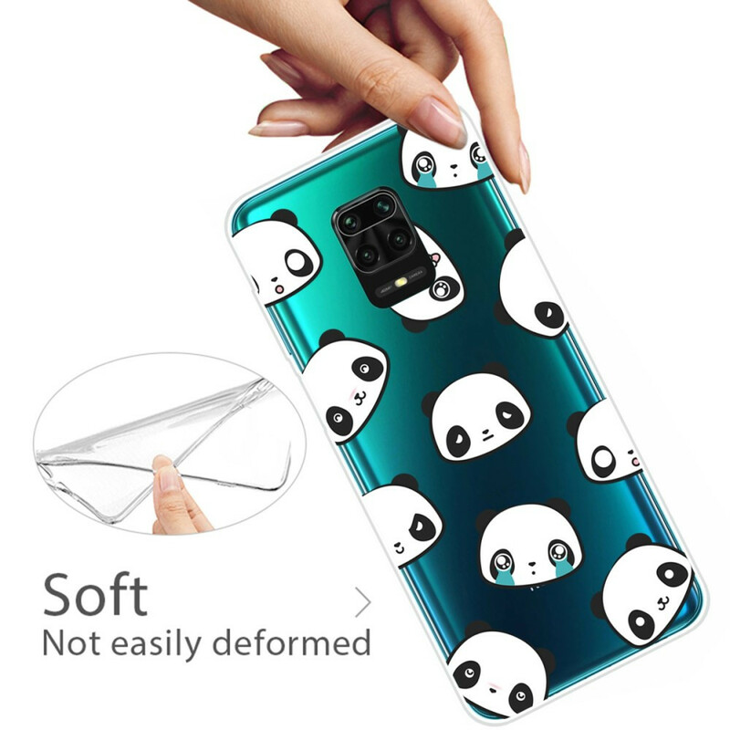 Xiaomi Redmi Note 9S / Redmi Note 9 Pro Funda Sentimental Pandas