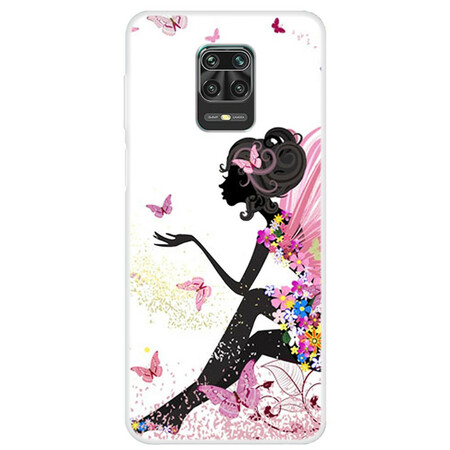 Funda Xiaomi Redmi Note 9S / Redmi Note 9 Pro Butterfly Lady
