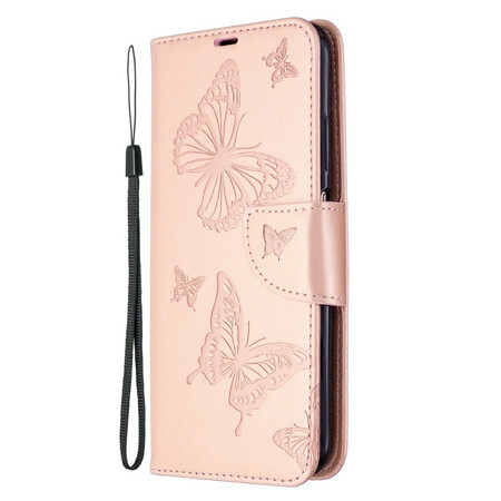 Funda Huawei P40 Lite Colgante con estampado de mariposa