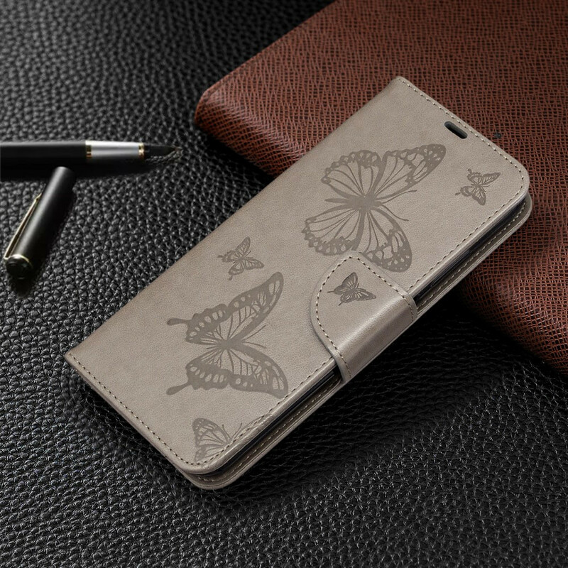 Funda Huawei P40 Lite Colgante con estampado de mariposa