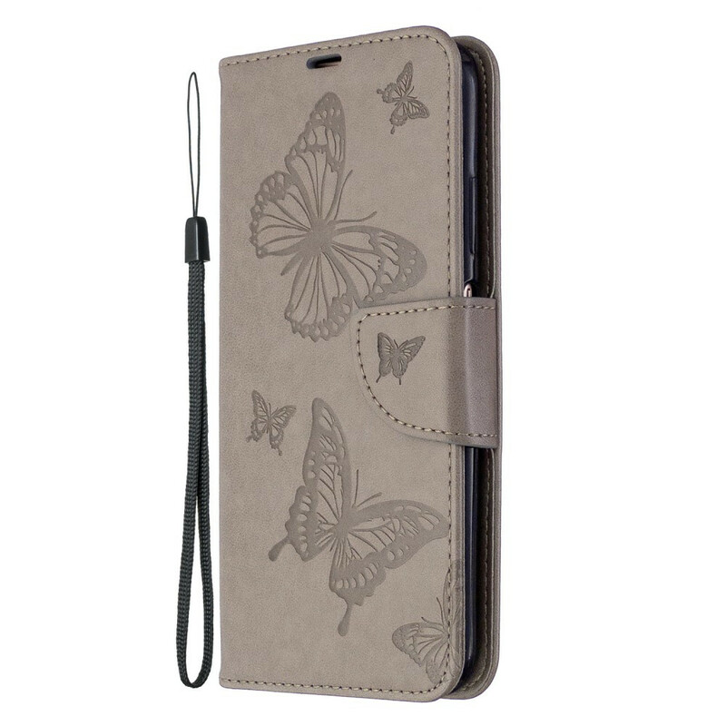 Funda Huawei P40 Lite Colgante con estampado de mariposa