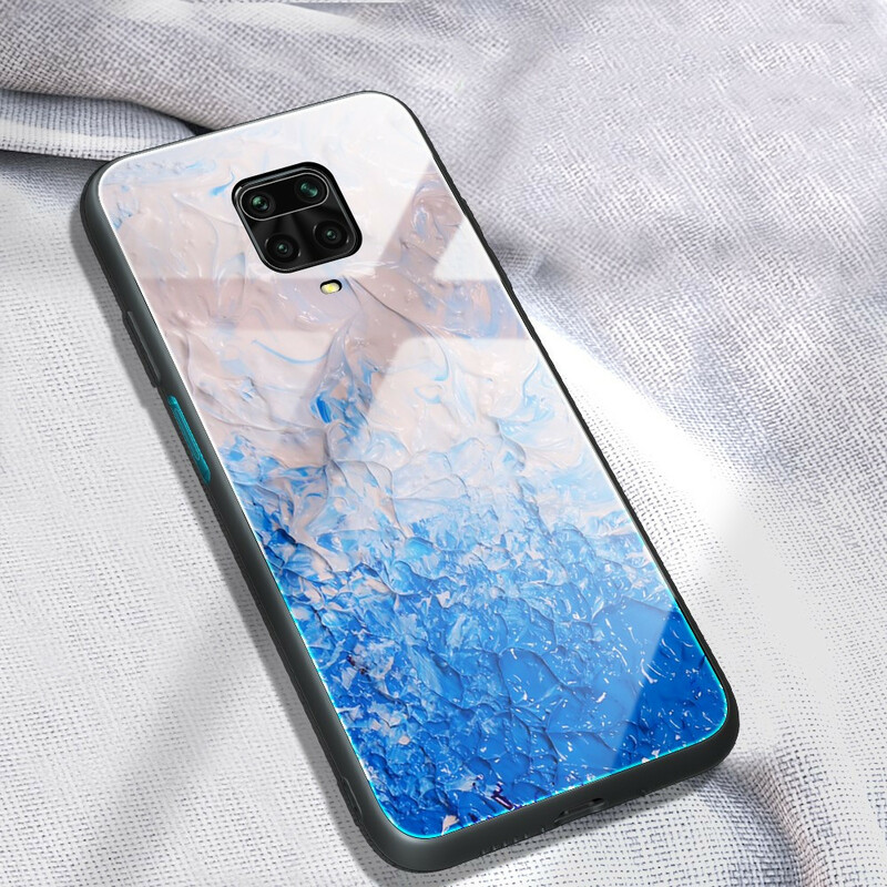 Xiaomi Redmi Note 9S Funda de cristal templado Colores de mármol