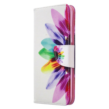 Funda de flor de acuarela para el Huawei P40 Lite
