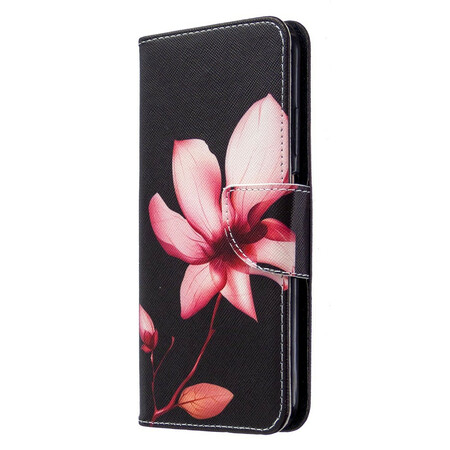 Funda Huawei P40 Lite Flor Rosa