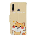 Funda Huawei P40 Lite E Cat Don't Touch Me con cordón