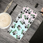 Funda Huawei P40 Lite Pandas pequeños