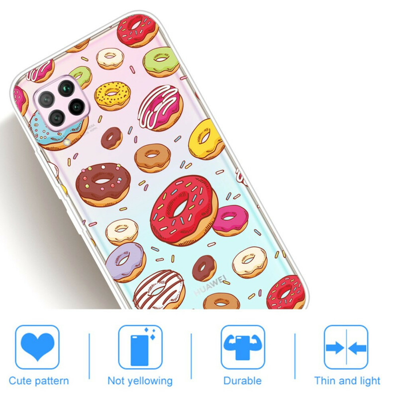 Funda Love Donuts para Huawei P40 Lite