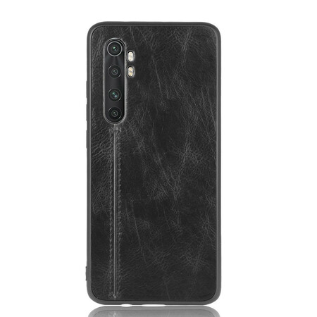 Funda Xiaomi Mi Note 10 Lite Efecto Cuero Costura