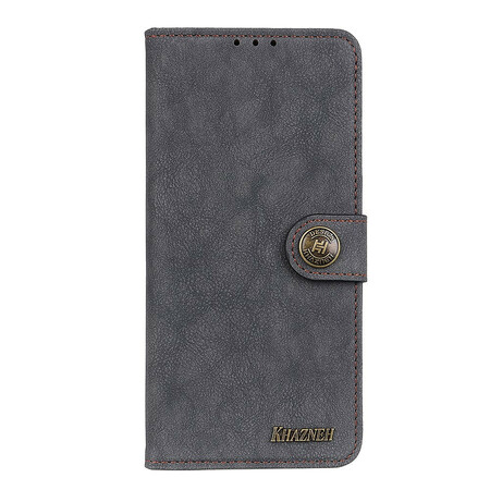 Sony Xperia 1 II Funda de piel sintética Split Retro KHAZNEH