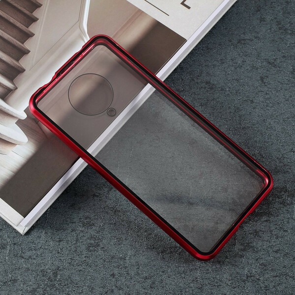 Xiaomi Poco F2 Pro Funda frontal y trasera de cristal templado y metal