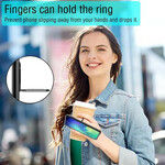 Funda de fibra de carbono y anillo del Samsung Galaxy S10 Plus