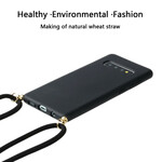 Funda de silicona para Samsung Galaxy S10 Plus con cordón de color Funda de silicona para Samsung Galaxy S10 Plus con cordón de color