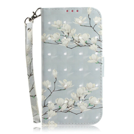 Funda para Sony Xperia L4 con colgante de flor