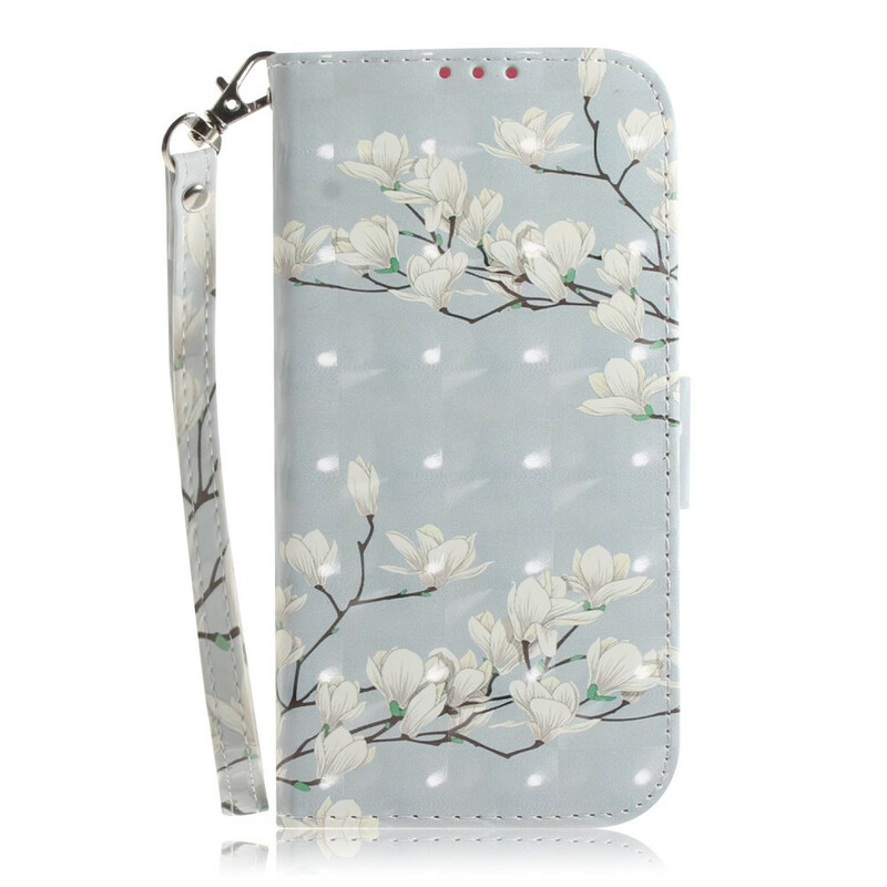 Funda para Sony Xperia L4 con colgante de flor Funda para Sony Xperia L4 con colgante de flor