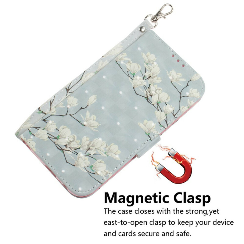 Funda para Sony Xperia L4 con colgante de flor Funda para Sony Xperia L4 con colgante de flor