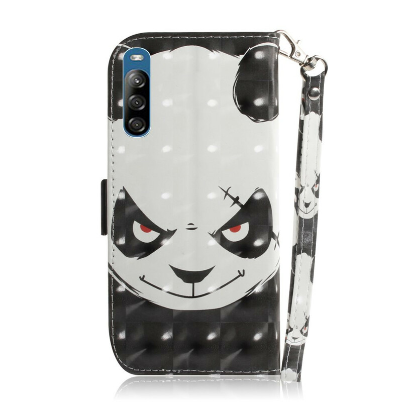 Funda con colgante para el Sony Xperia L4 Angry Panda