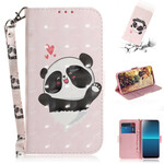 Funda para el Sony Xperia L4 Panda Love Strap