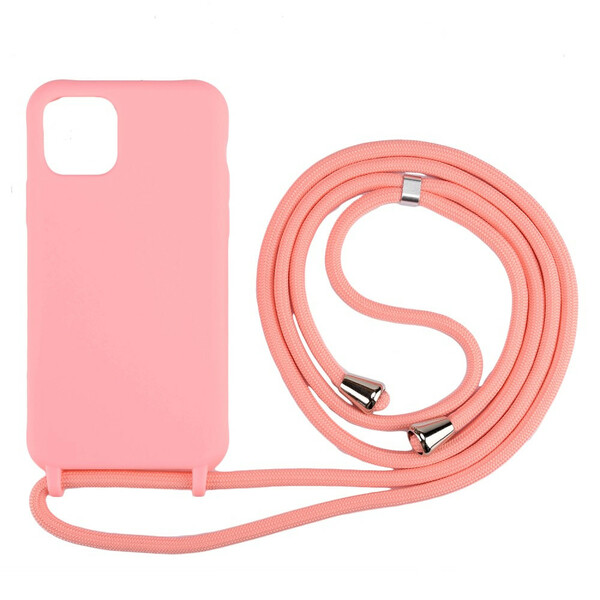 Funda de silicona para el iPhone 11 Pro y cable de mano