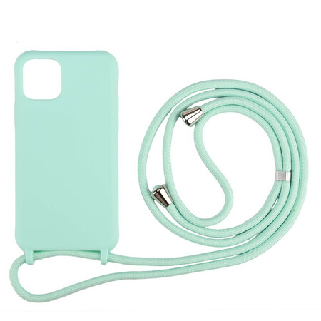 Funda de silicona para el iPhone 11 y cable de mano