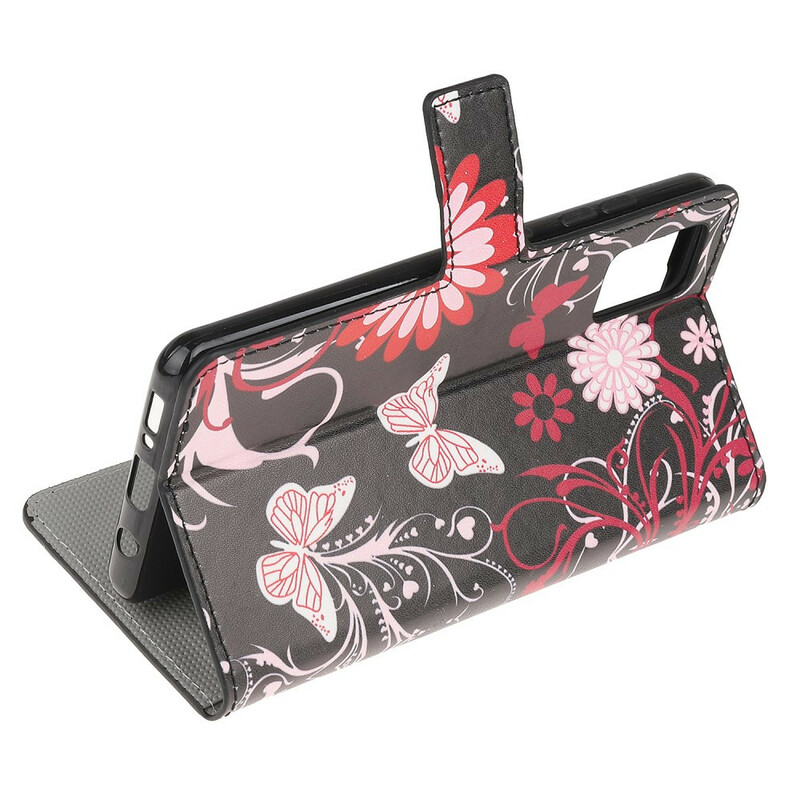 Funda Samsung Galaxy A41 Mariposas y Flores