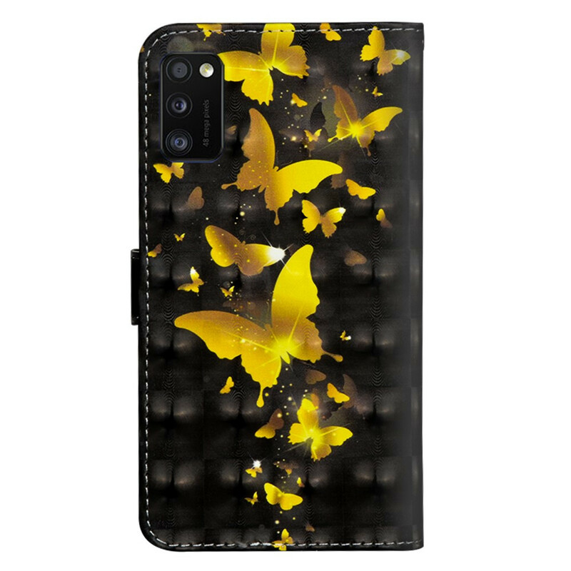 Funda Samsung Galaxy A41 Mariposas Amarillas