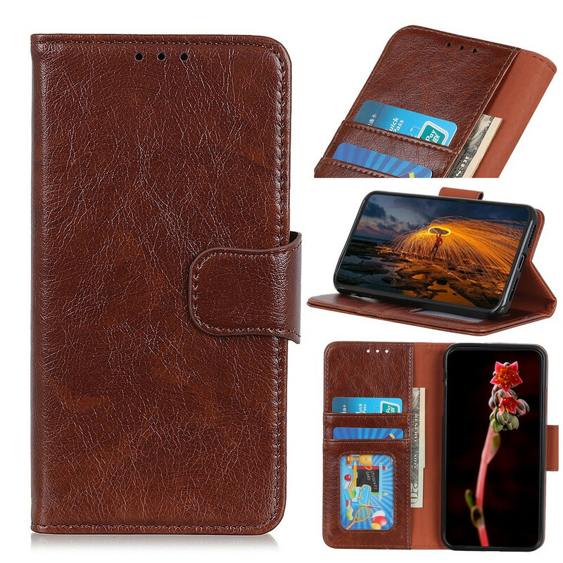 Funda Samsung Galaxy A41 de cuero napa dividido