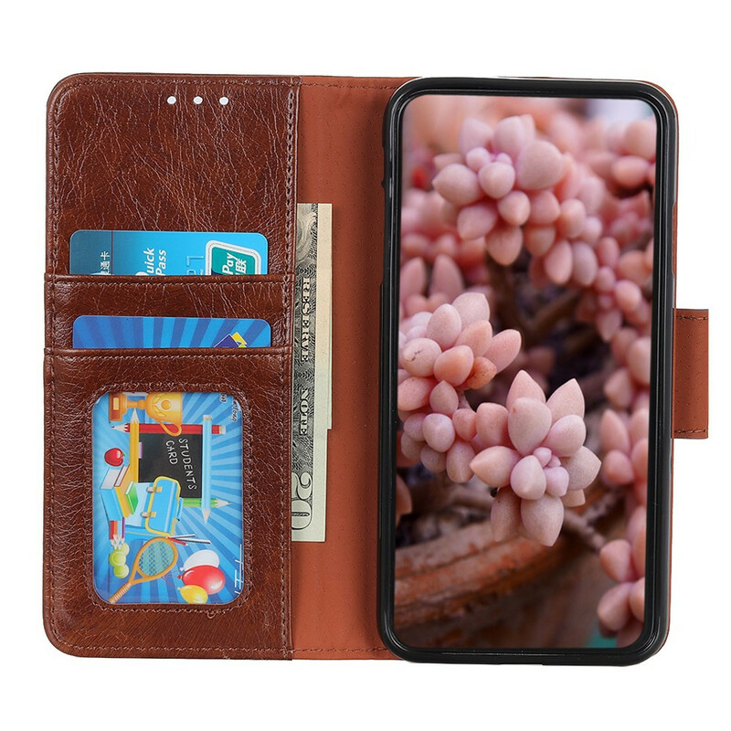 Funda Samsung Galaxy A41 de cuero napa dividido