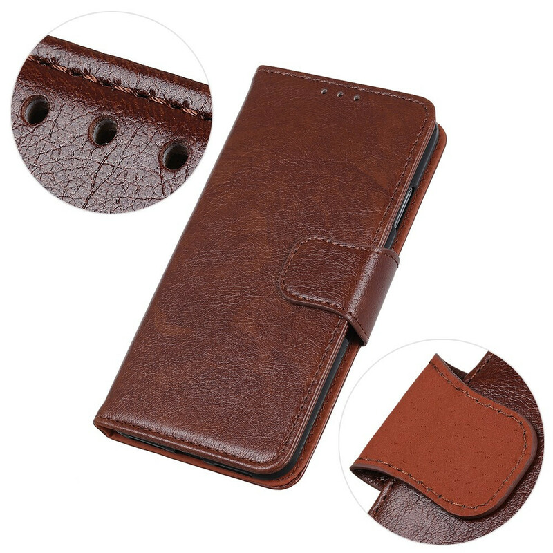 Funda Samsung Galaxy A41 de cuero napa dividido