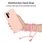 Funda de silicona para Huawei P30 Pro con cordón de color