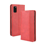 Funda abatible Samsung Galaxy A41 Efecto Cuero Estilo Vintage