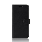 Funda de piel Samsung Galaxy A41 Classic Litchi Funda de piel Samsung Galaxy A41 Classic Litchi
