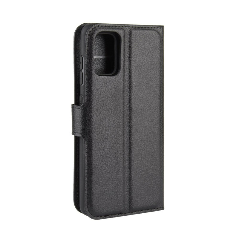 Funda de piel Samsung Galaxy A41 Classic Litchi Funda de piel Samsung Galaxy A41 Classic Litchi