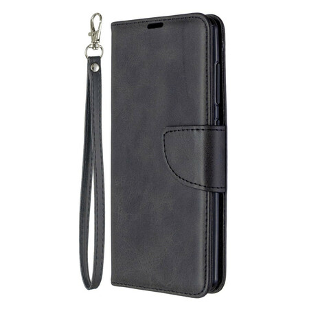 Funda Samsung Galaxy A41 solapa oblicua lisa