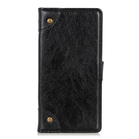 Funda abatible Samsung Galaxy A41 Style Piel de napa