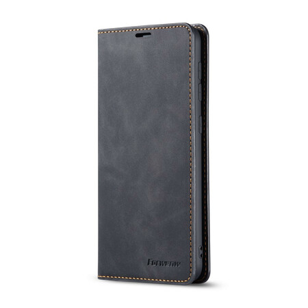 Funda abatible Samsung Galaxy A41 Efecto Cuero FORWENW