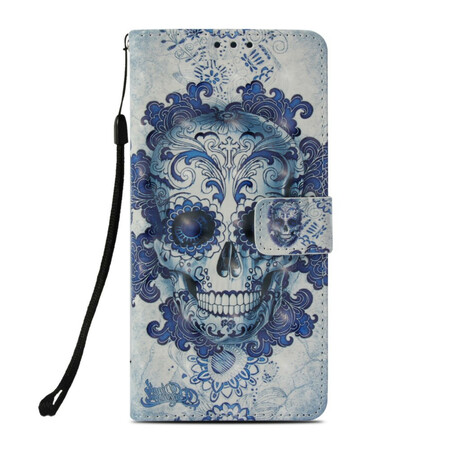Funda de calavera para el Honor 10 azul
