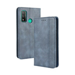 Funda Flip Cover Huawei P Smart 2020 Efecto Cuero Estilo Vintage