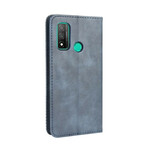 Funda Flip Cover Huawei P Smart 2020 Efecto Cuero Estilo Vintage