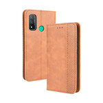 Funda Flip Cover Huawei P Smart 2020 Efecto Cuero Estilo Vintage