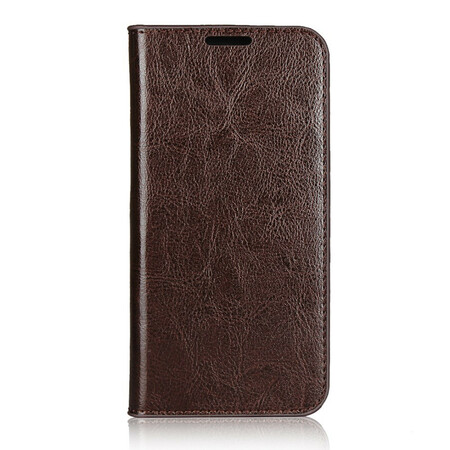Funda Flip Cover Samsung Galaxy A41 de cuero genuino