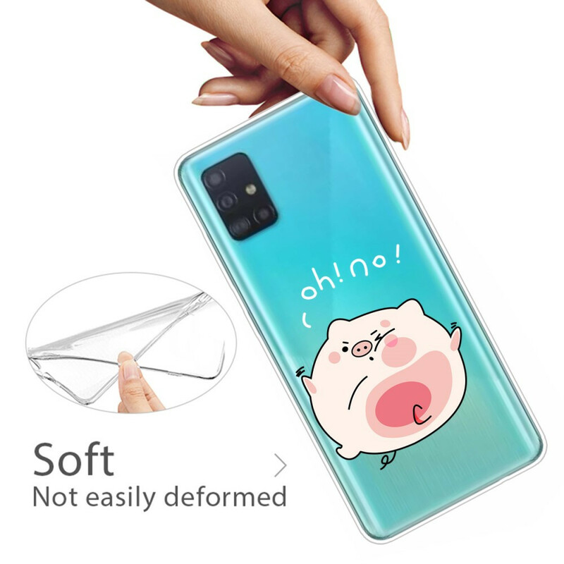 Funda Samsung Galaxy A51 Big Pig