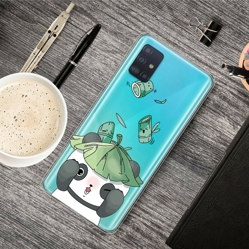 Funda para el Samsung Galaxy A51 Panda Malabarista