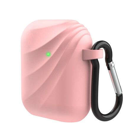 Estuche de silicona para los AirPods con mosquetón